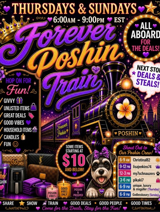 Jewelry - Forever Poshin Train Share Show